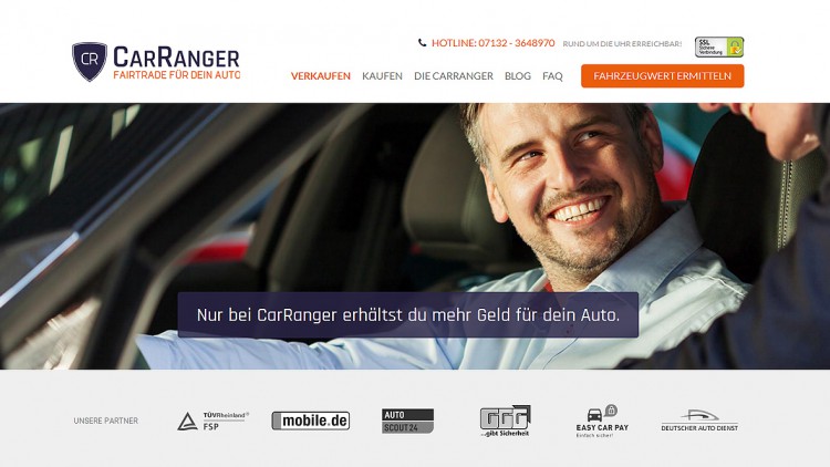 Gebrauchtwagen: Startschuss für "CarRanger"