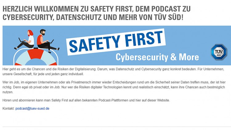 IT-Sicherheit im Homeoffice: TÜV SÜD hilft mit zwei neuen Podcasts