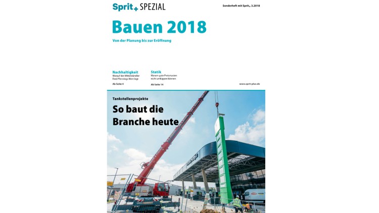 Neues Sonderheft: Sprit+ konzipiert Bauen 2018