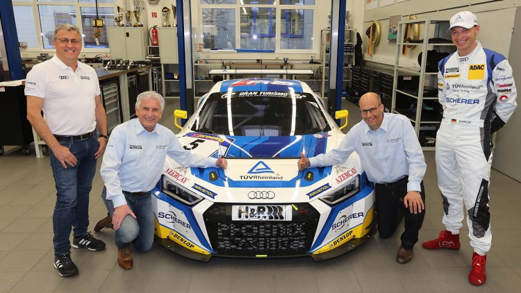 Motorsport-Engagement: Phoenix Racing und TÜV Rheinland streben Erfolg am Nürburgring an