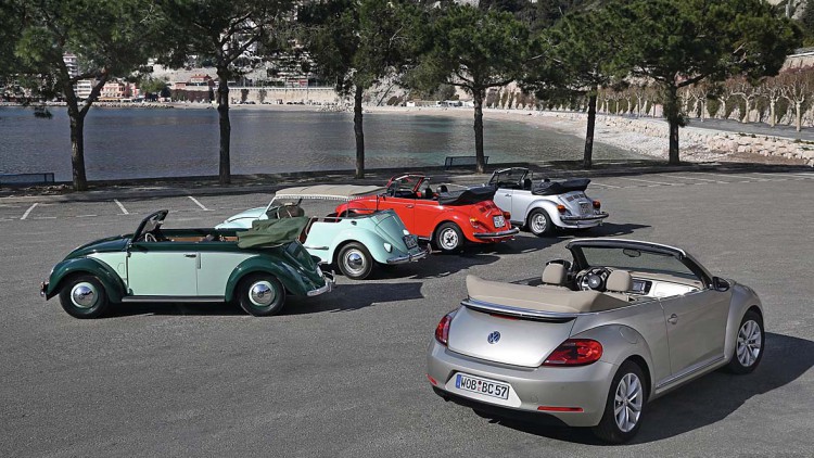 70 Jahre Volkswagen Cabriolets: Sonne und Dolce Vita für alle