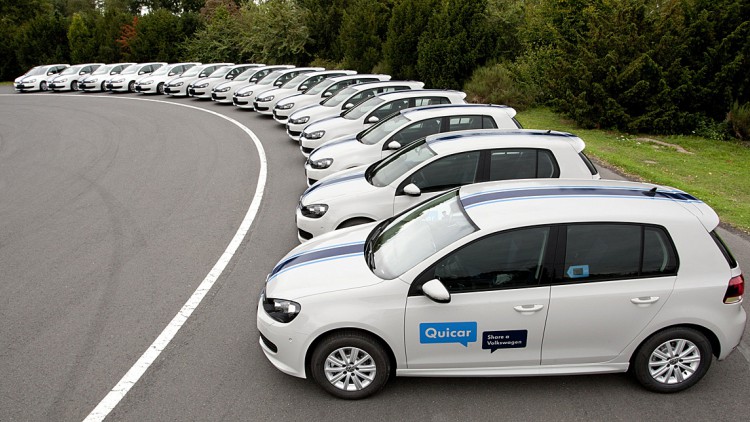Aus Quicar wird Greenwheels: VW startet Carsharing neu