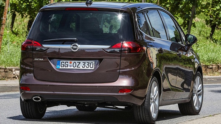 Opel: Eingeschränkt tragfähige Dachreling