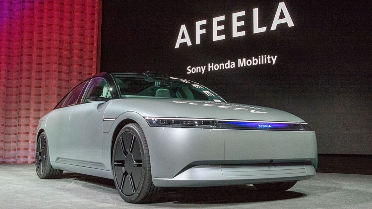 Prototyp auf CES: Sony und Honda stellen neue Automarke vor
