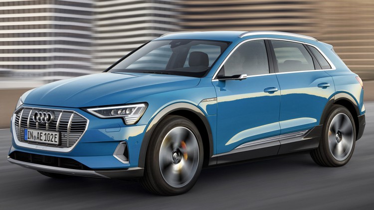 Elektro-SUV Audi e-tron 55 Quattro: Mehr Reichweite für Modelljahre 2019/20