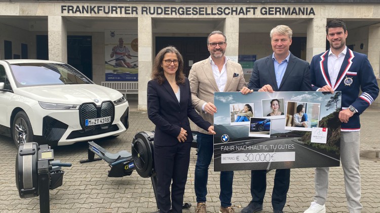 BMW Frankfurt: 30.000 Euro für den guten Zweck