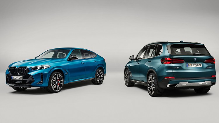 BMW X5 und BMW X6: Facelift für die beiden SUV