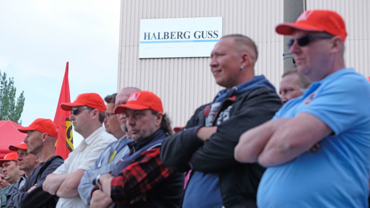 Halberg Guss: IG Metall ruft zu Streiktag auf