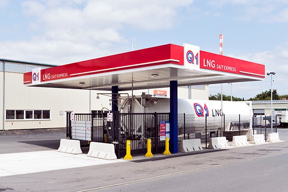 Alternative Kraftstoffe: Q1 eröffnet LNG-Tankstelle in Osnabrück Atter