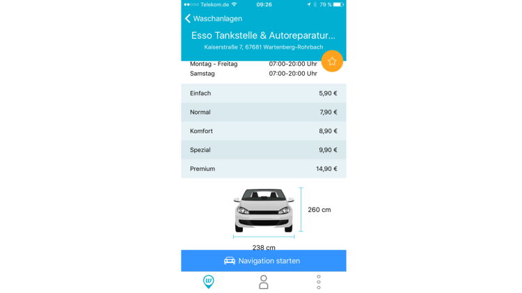 Autowäsche: meine-waschstrasse.de relauncht Wash-App