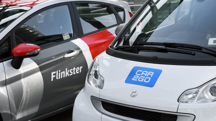 Flinkster und Car2Go