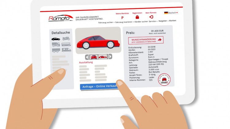 Neue Anfrage-Funktion: Romoto will Online-Verkauf stärken