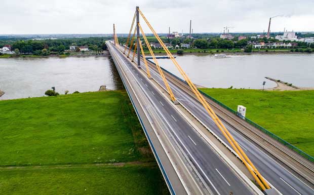 Neubau von Duisburger Rheinbrücke offiziell gestartet