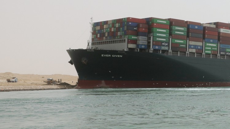 Containerschiff Ever Given zurück in Europa