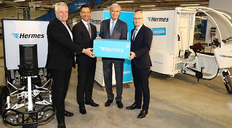 Neues Hermes Logistikzentrum in Hamburg