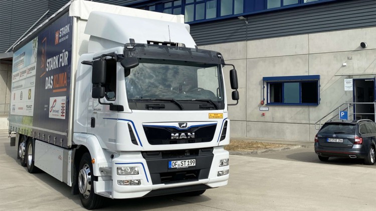 Geis Gruppe testet E-Lkw von MAN Trucks