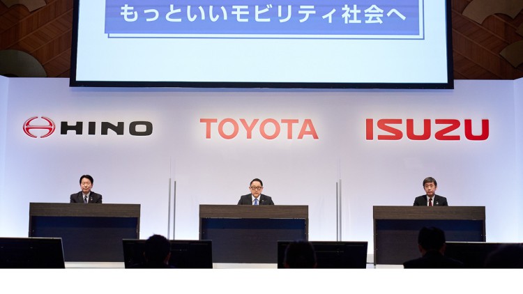 Hino, Toyota, Isuzu