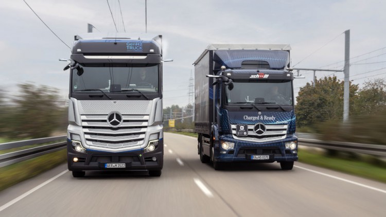 Brennstoffzellen-Lkw von Daimler darf auf die Straße