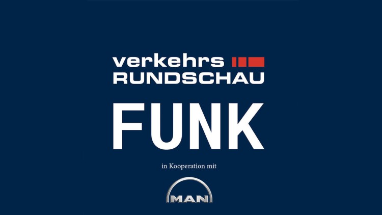 Logo VerkehrsRundschau Funk mit MAN-Logo