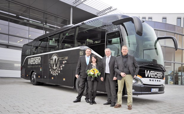 Weber Bustouristik: Ein Setra im Jubiläumsjahr