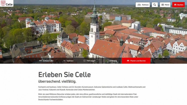 Celle Tourismus launcht Internetseite