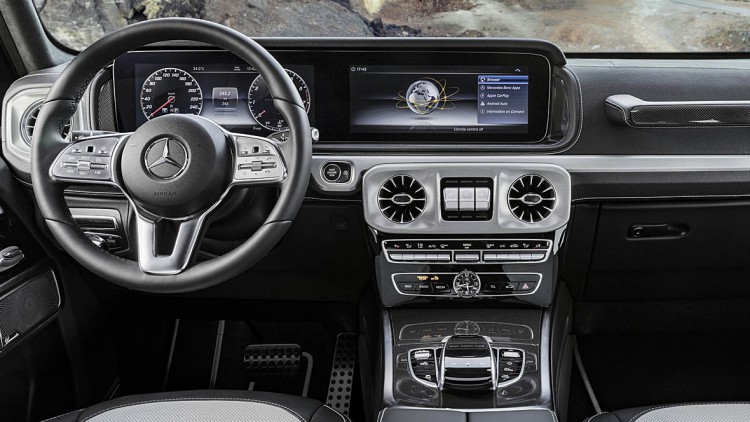 Mercedes G-Klasse Innenraum: Er wird geräumiger
